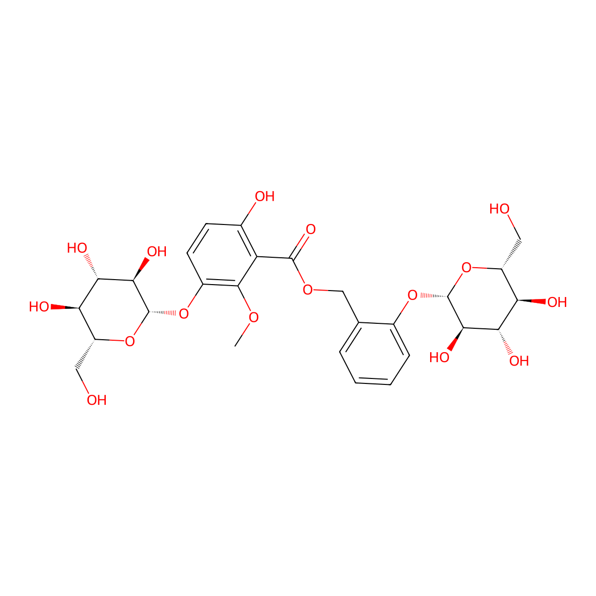 Leiocarposide molecular structure, CAS 71953-77-0
