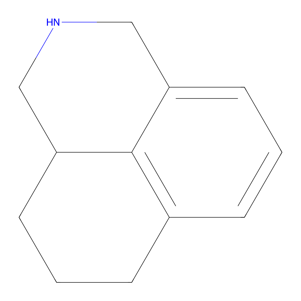 2,3,3a,4,5,6-Hexahydro-1h-benz[de]isoquinoline molecular structure, CAS 71960-94-6