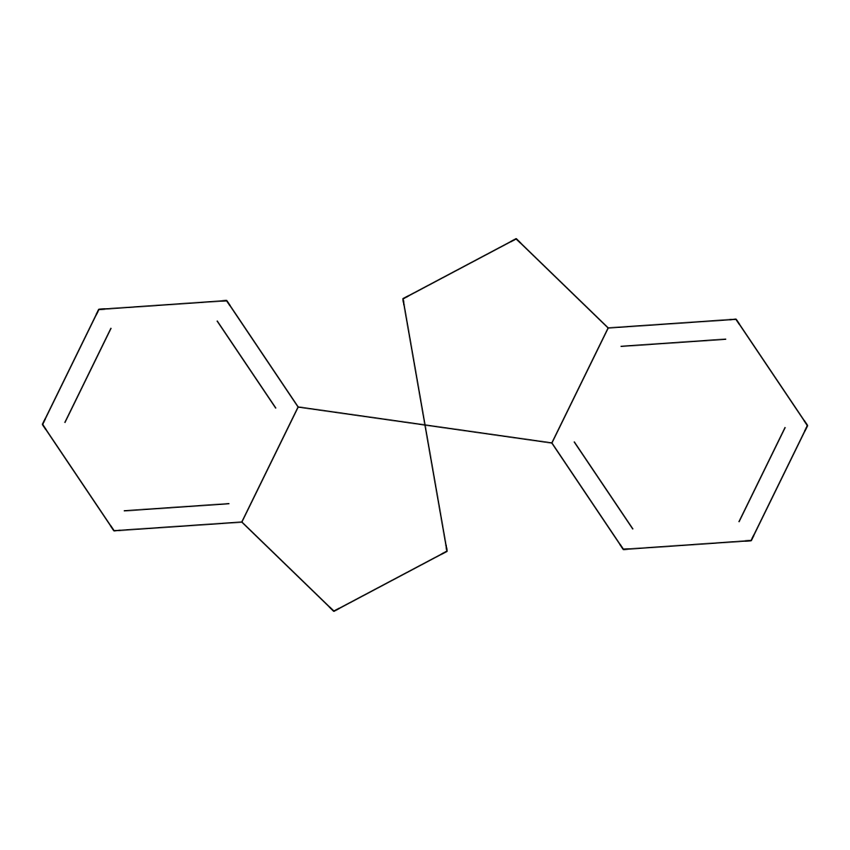 2,2',3,3'-Tetrahydro-1,1'-spirobi[indene] molecular structure, CAS 7197-62-8