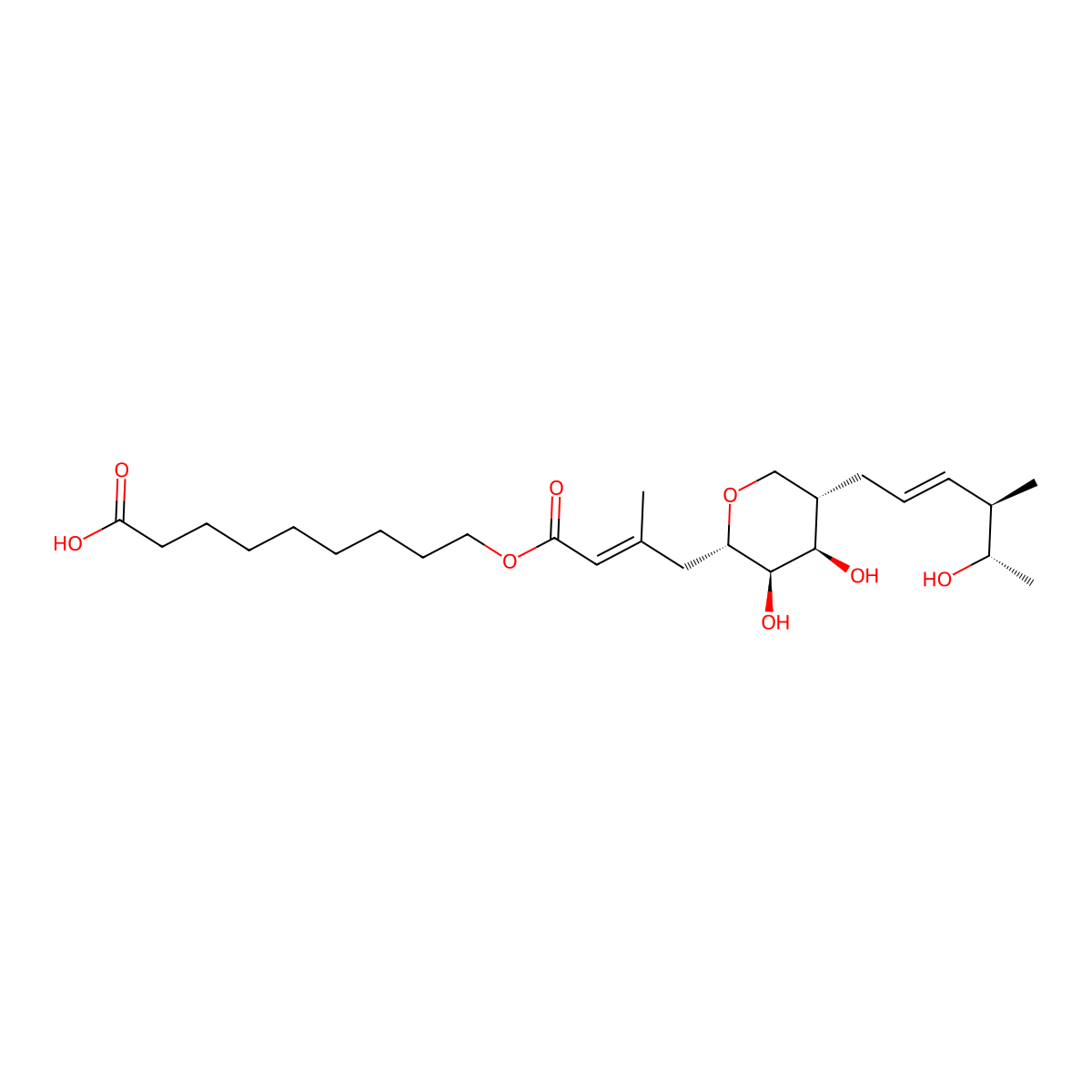 Pseudomonic acid C molecular structure, CAS 71980-98-8