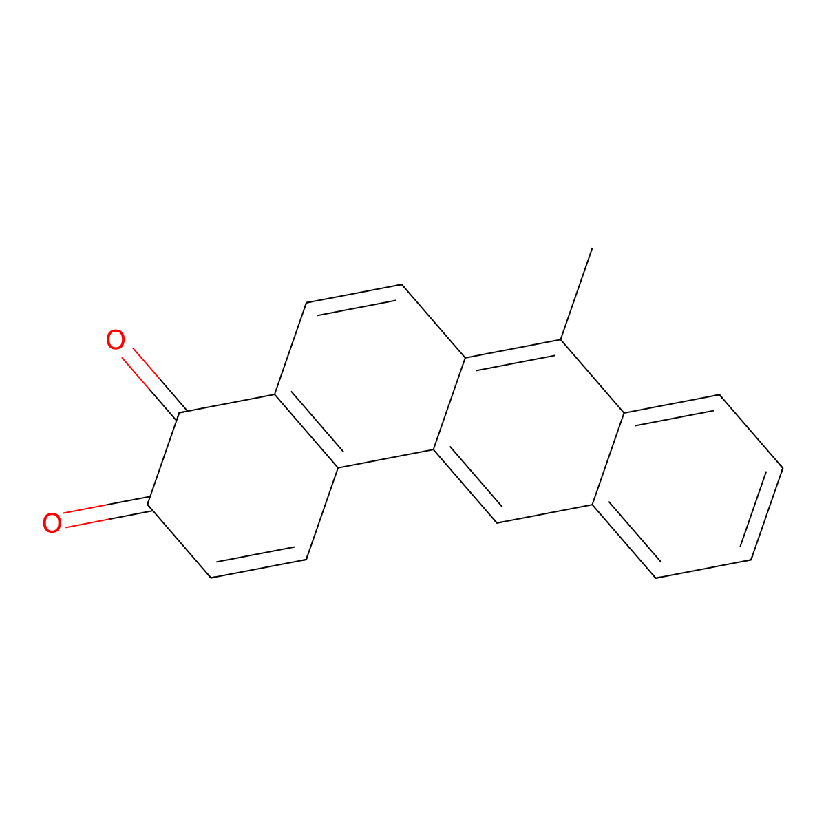 7-Methylbenz(a)anthracene-3,4-dione molecular structure, CAS 71989-02-1