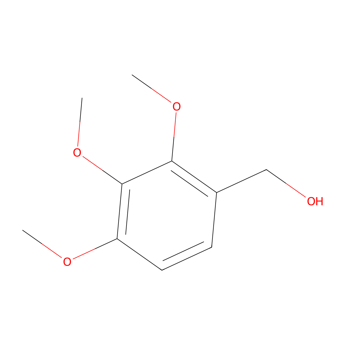 (2,3,4-Trimethoxyphenyl)methanol molecular structure, CAS 71989-96-3
