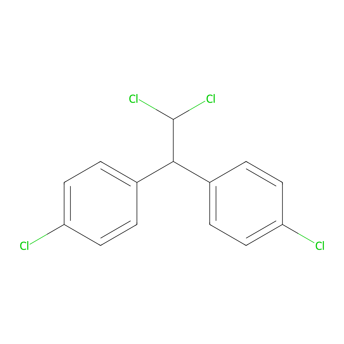 P,P'-ddd molecular structure, CAS 72-54-8