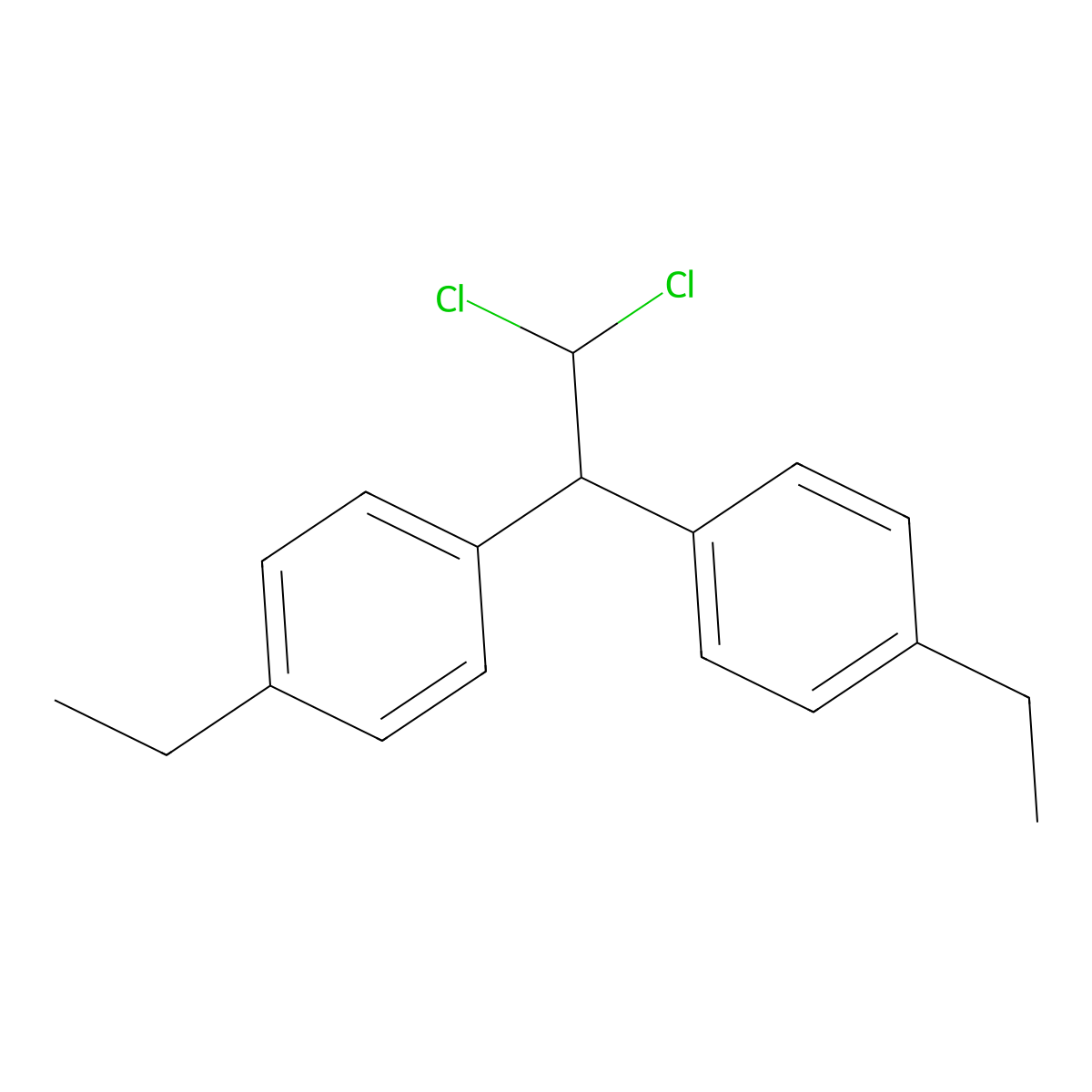 Perthane molecular structure, CAS 72-56-0
