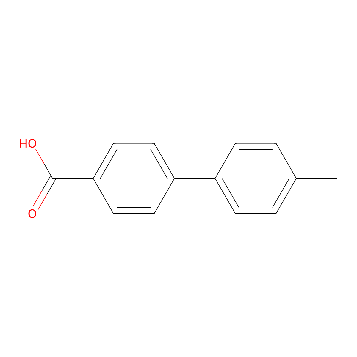 4'-Methyl-4-biphenylcarboxylic acid molecular structure, CAS 720-73-0