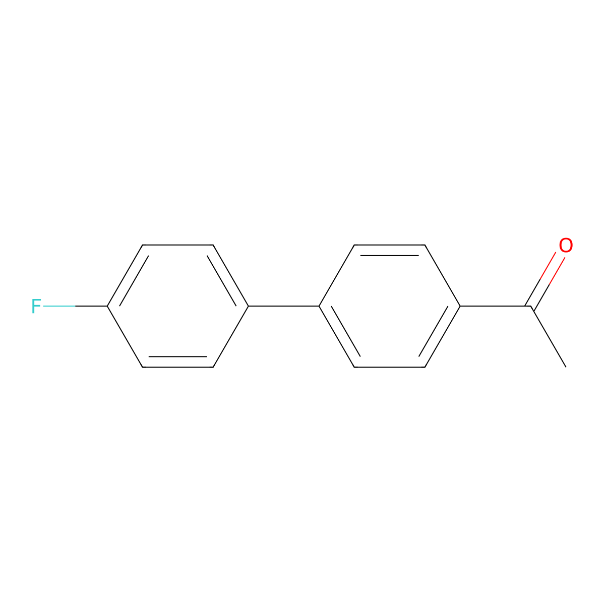1-(4'-Fluoro(1,1'-biphenyl)-4-yl)ethanone molecular structure, CAS 720-74-1