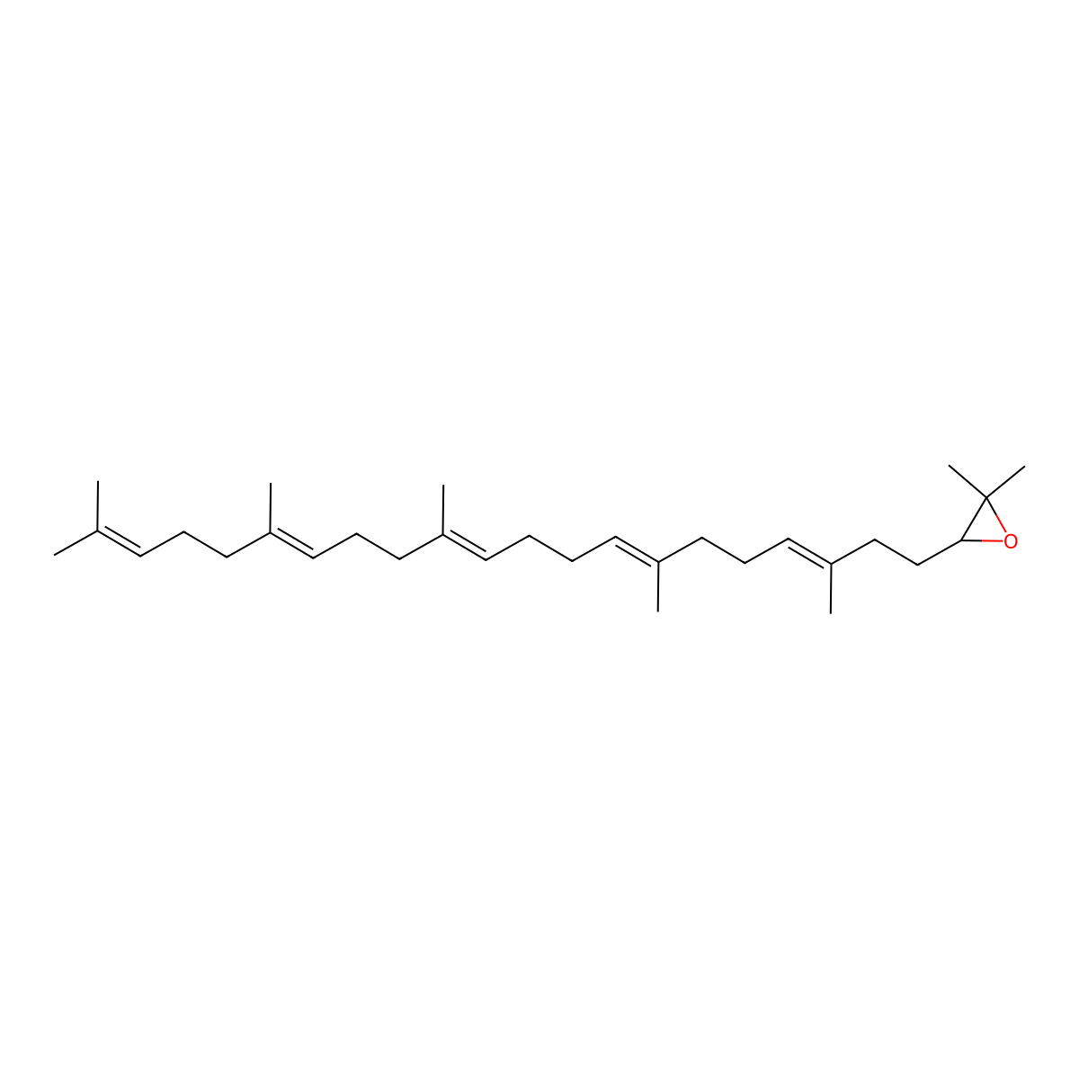 2,3-Oxidosqualene molecular structure, CAS 7200-26-2
