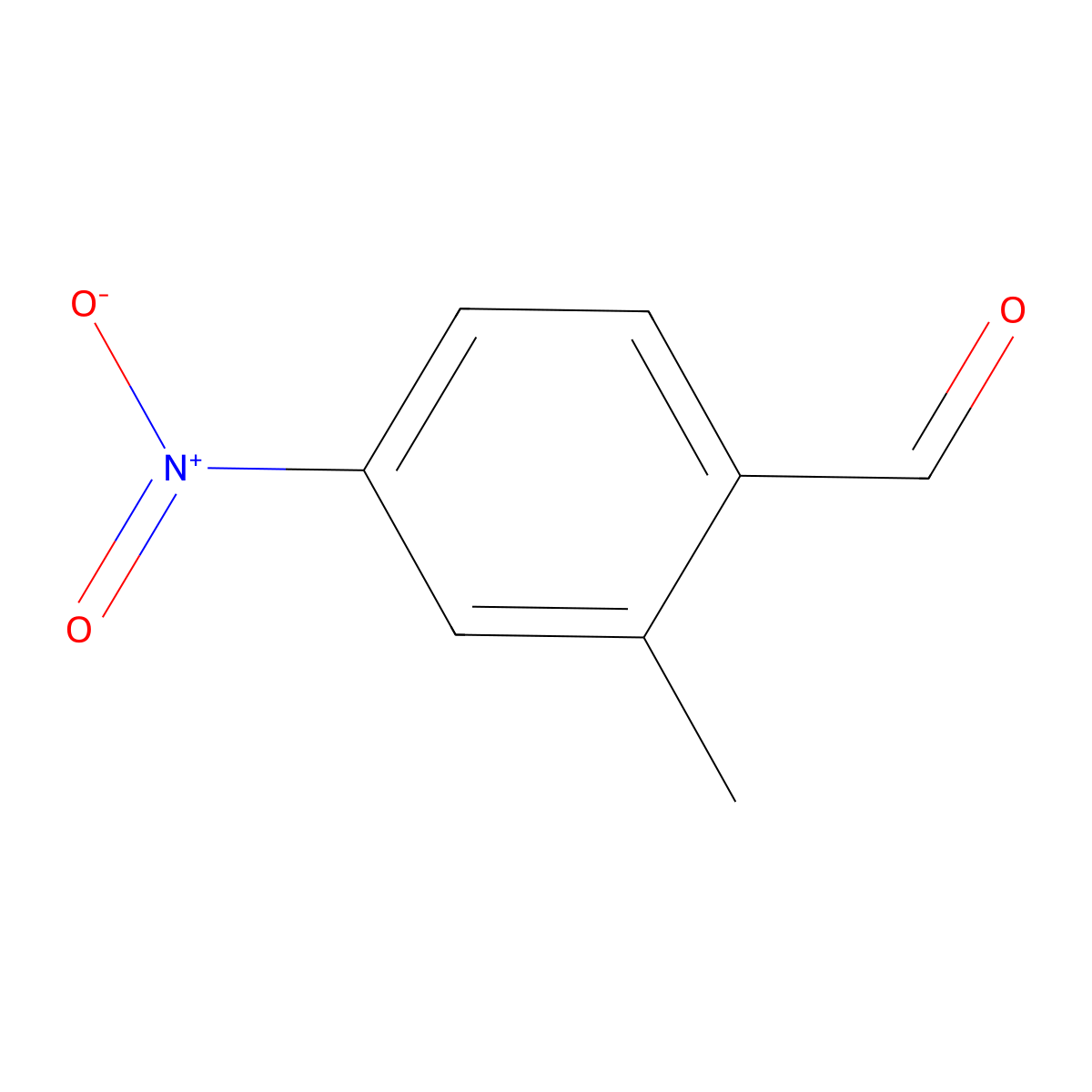 2-Methyl-4-nitrobenzaldehyde molecular structure, CAS 72005-84-6