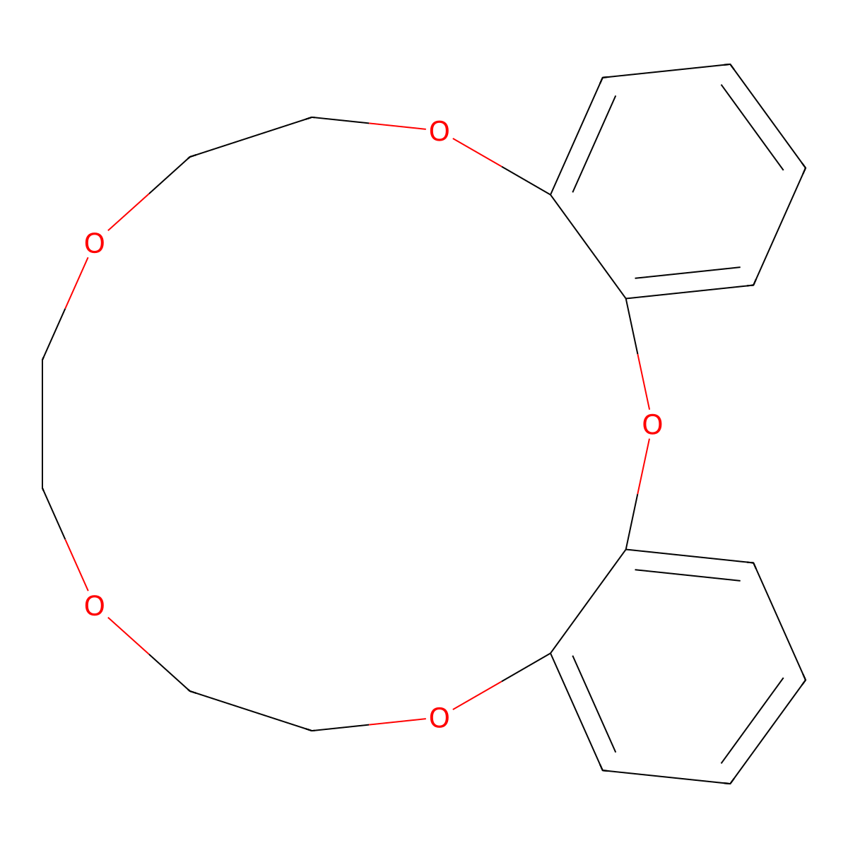 6,7,9,10,12,13-Hexahydrodibenzo[b,e][1,4,7,10,13]pentaoxacyclopentadecine molecular structure, CAS 72011-23-5