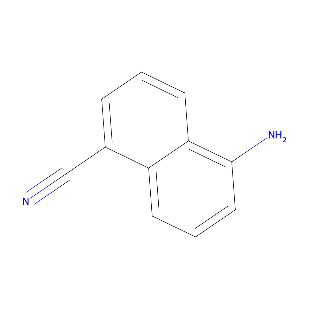 5-Amino-1-naphthonitrile molecular structure, CAS 72016-73-0