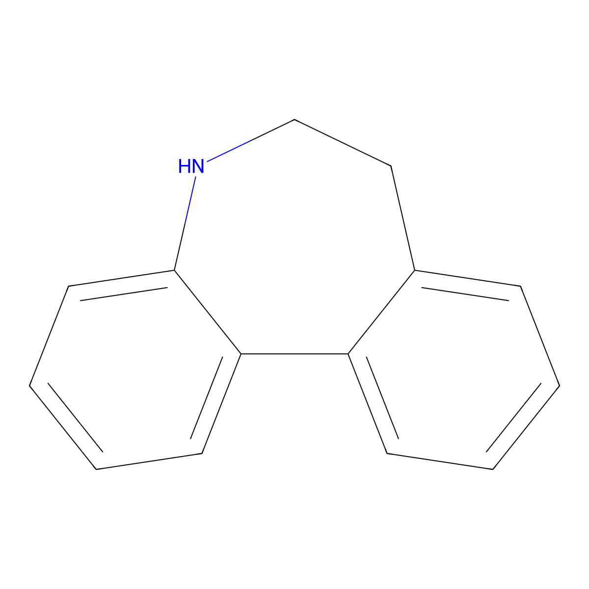 8-Azatricyclo[9.4.0.0,2,7]pentadeca-1(15),2,4,6,11,13-hexaene molecular structure, CAS 7203-12-5