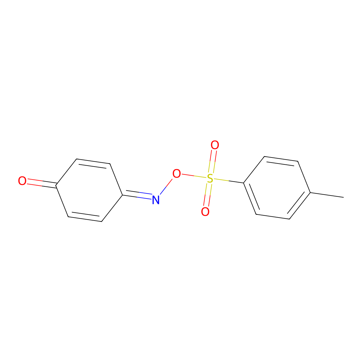(4-Oxocyclohexa-2,5-dien-1-ylidene)amino 4-methylbenzene-1-sulfonate molecular structure, CAS 7204-03-7