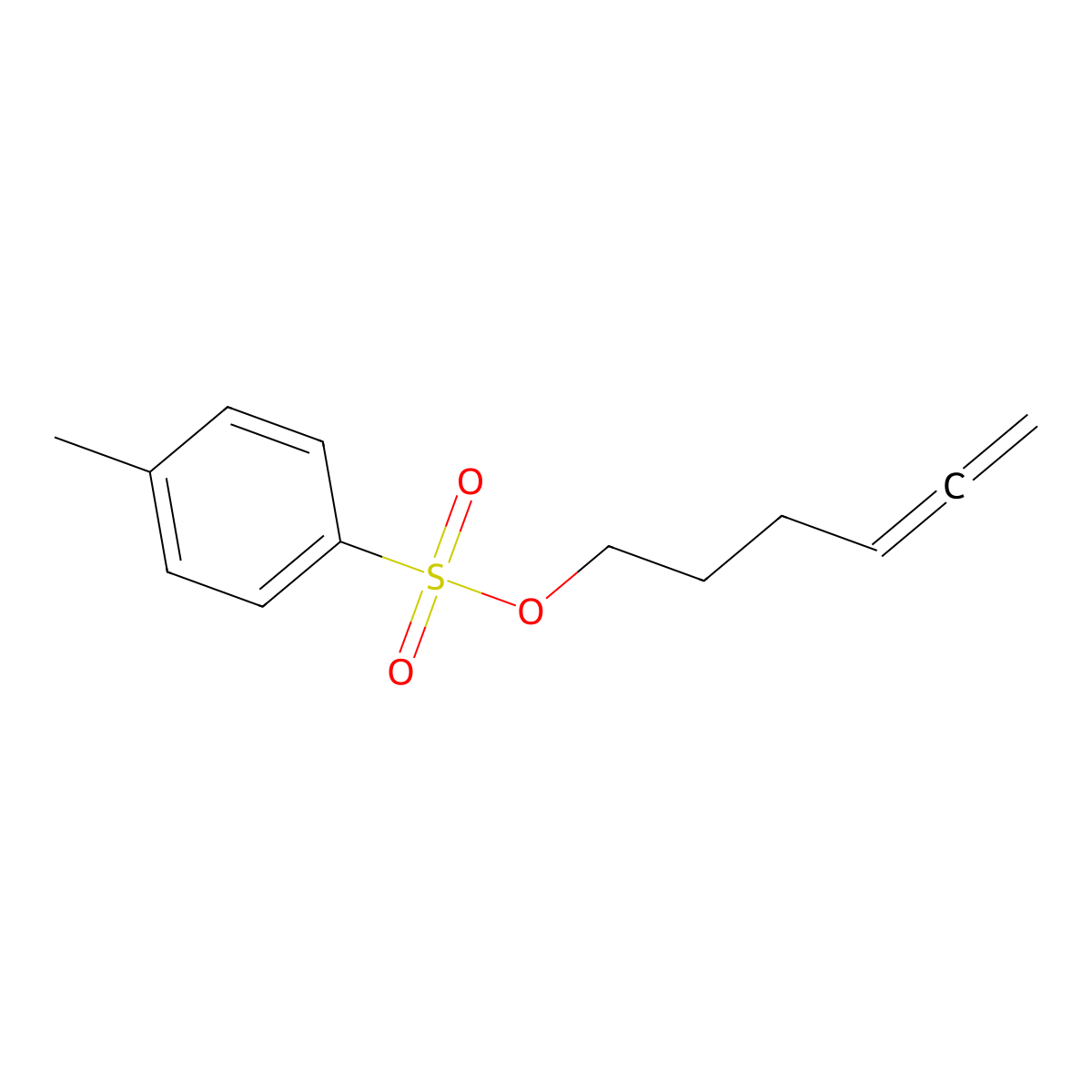6-(Toluene-4-sulfonyloxy)-hexa-1,2-diene molecular structure, CAS 72051-04-8