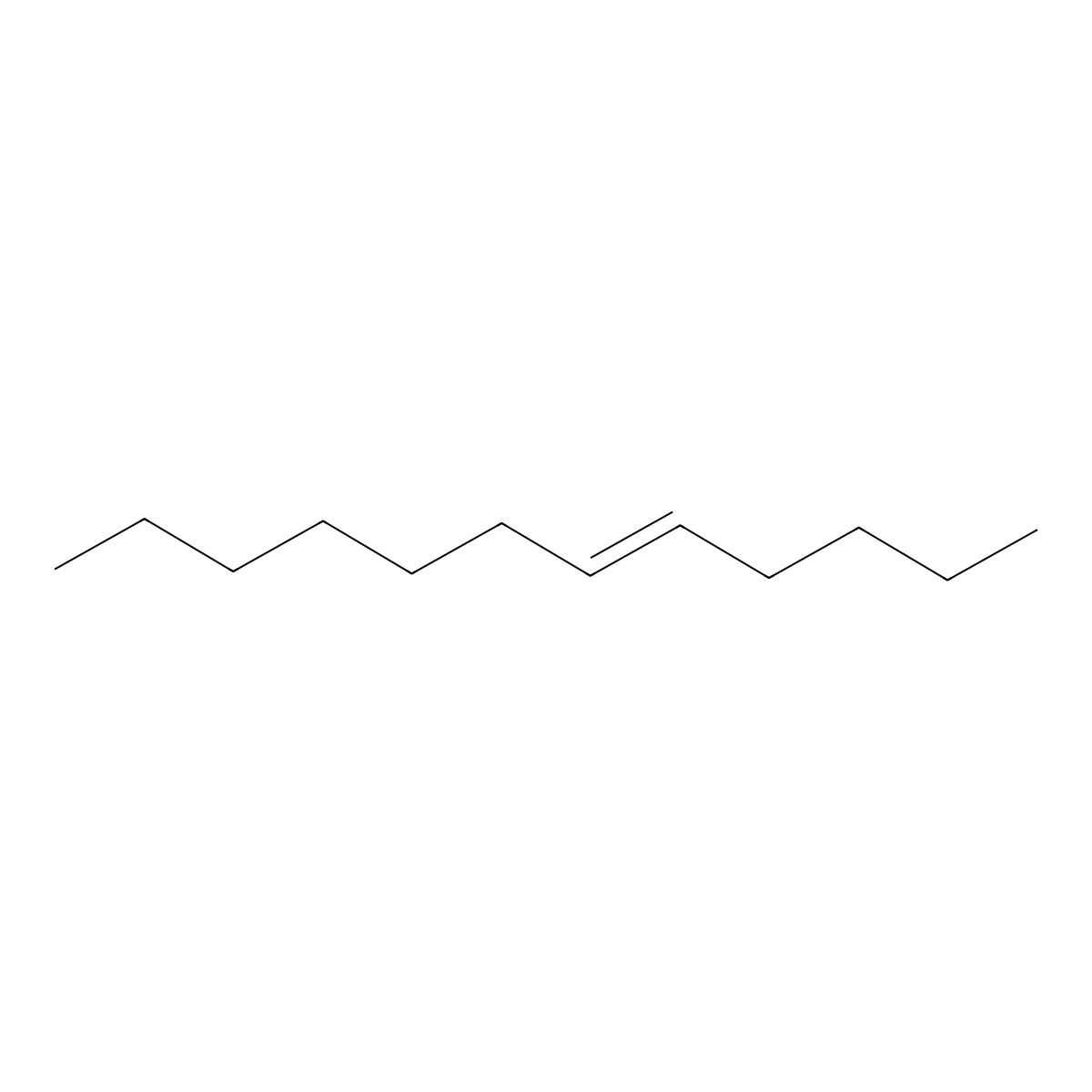 (E)-5-dodecene molecular structure, CAS 7206-16-8