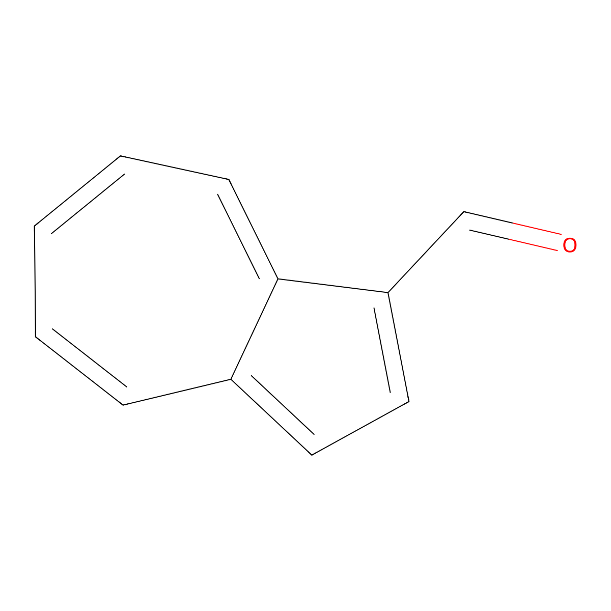 1-Azulene carboxyaldehyde molecular structure, CAS 7206-61-3