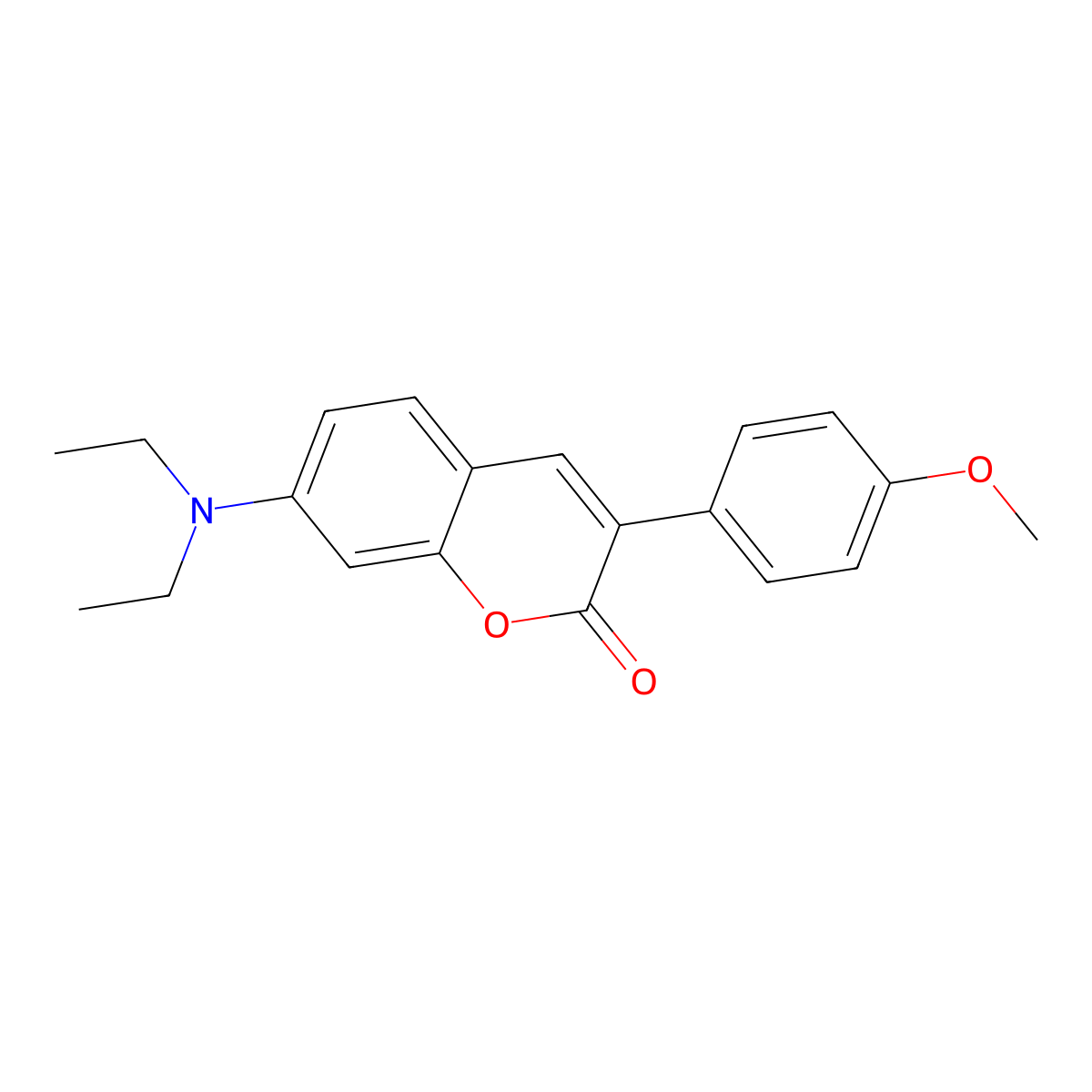 7-(Diethylamino)-3-(4-methoxyphenyl)chromen-2-one molecular structure, CAS 720673-73-4