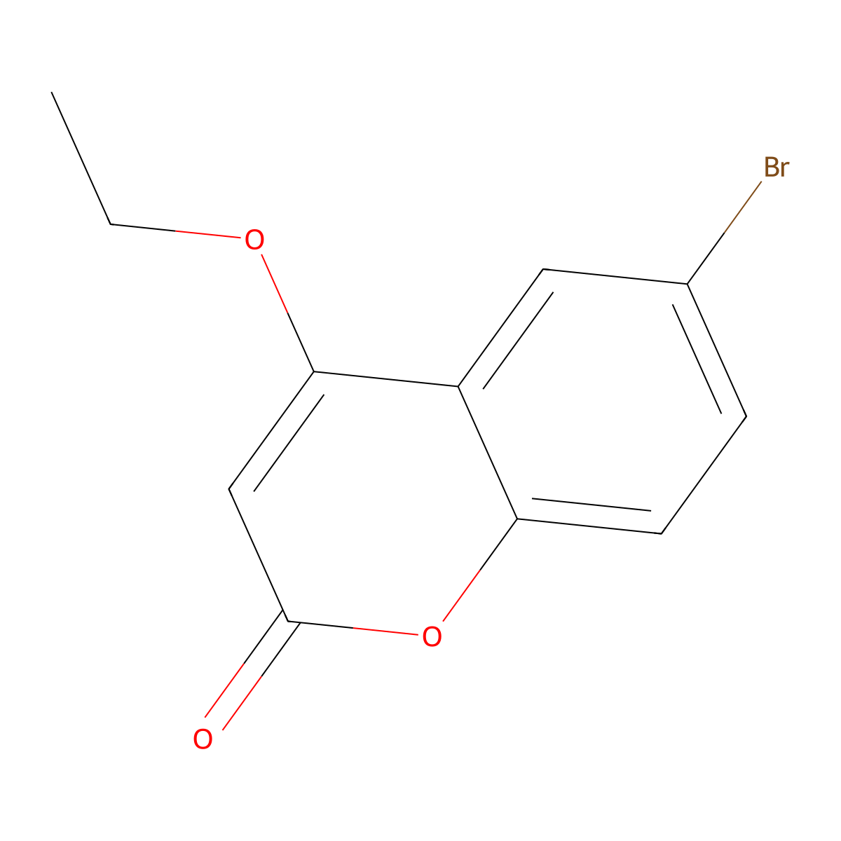 6-Bromo-4-ethoxycoumarin molecular structure, CAS 720675-11-6