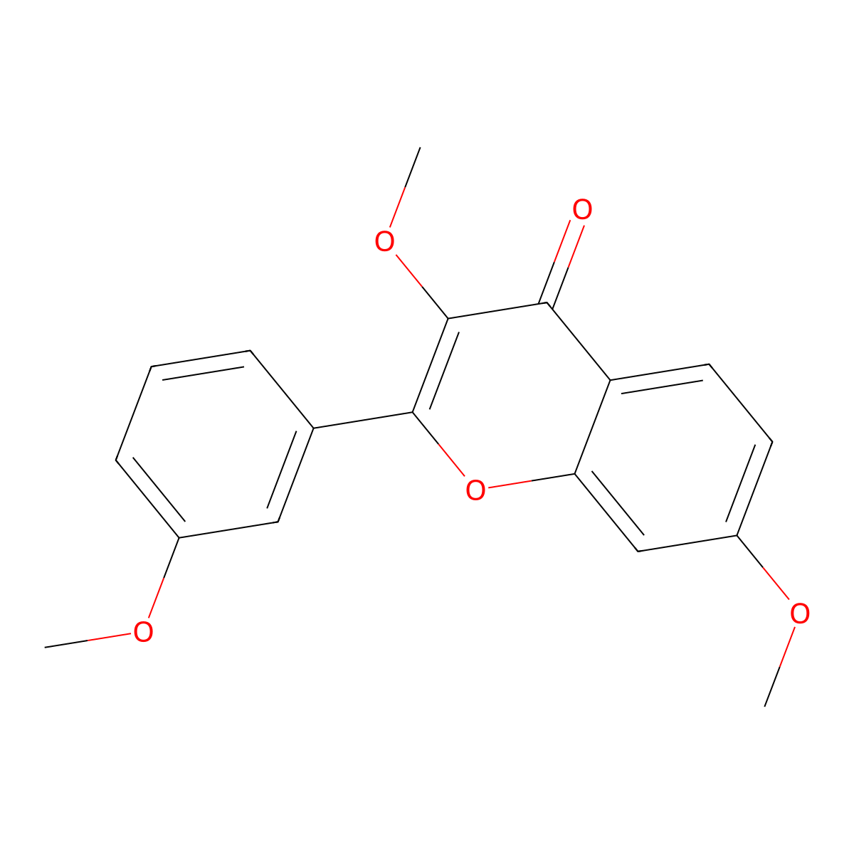 3,7,3'-Trimethoxyflavone molecular structure, CAS 720675-70-7