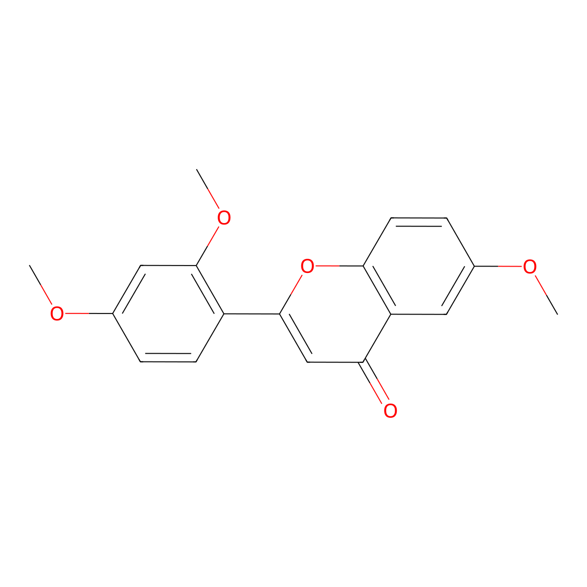 6,2',4'-Trimethoxyflavone molecular structure, CAS 720675-74-1