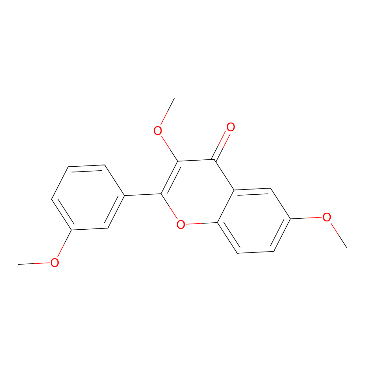 3,6,3'-Trimethoxyflavone molecular structure, CAS 720675-93-4