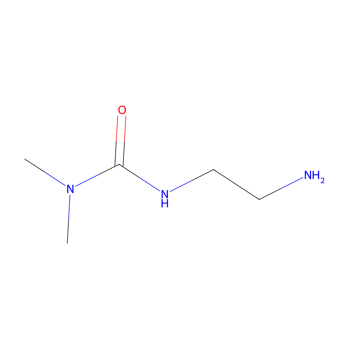 3-(2-Aminoethyl)-1,1-dimethylurea molecular structure, CAS 72080-85-4