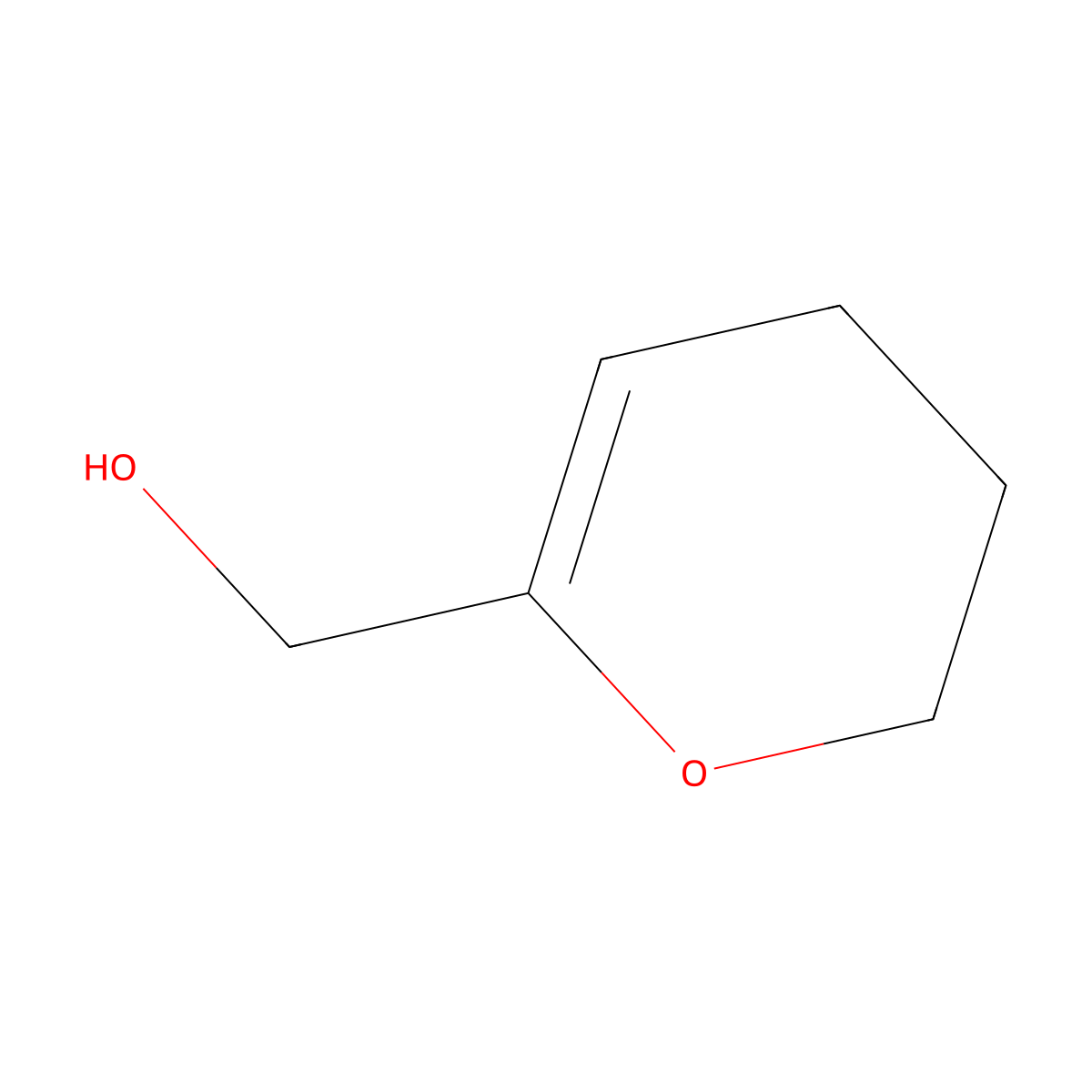 (3,4-Dihydro-2H-pyran-6-yl)methanol molecular structure, CAS 72081-17-5