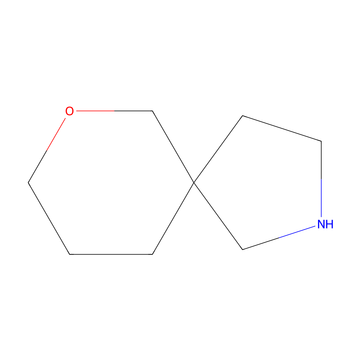 7-Oxa-2-azaspiro[4.5]decane molecular structure, CAS 72088-42-7