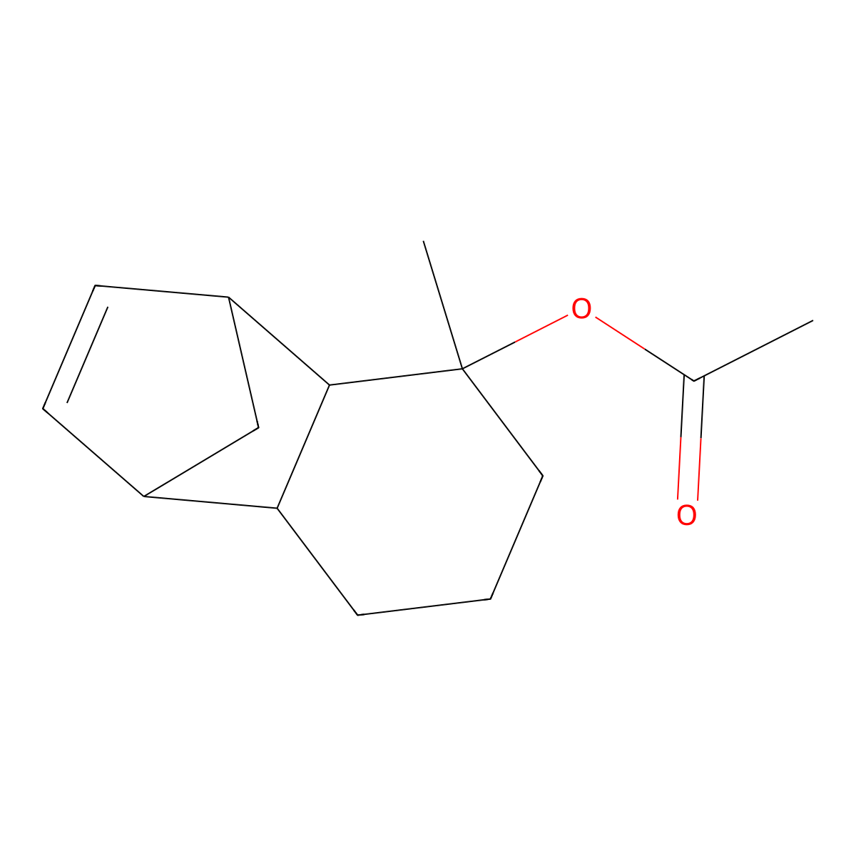 1,4-Methanonaphthalen-5-ol, 1,4,4a,5,6,7,8,8a-octahydro-5-methyl-, 5-acetate molecular structure, CAS 72089-07-7