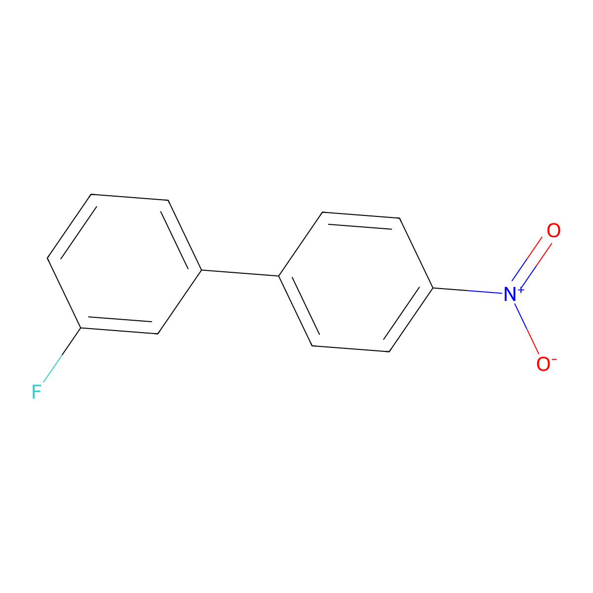 1-Fluoro-3-(4-nitrophenyl)benzene molecular structure, CAS 72093-49-3