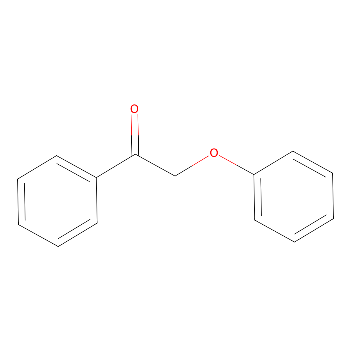 2-Phenoxy-1-phenylethanone molecular structure, CAS 721-04-0