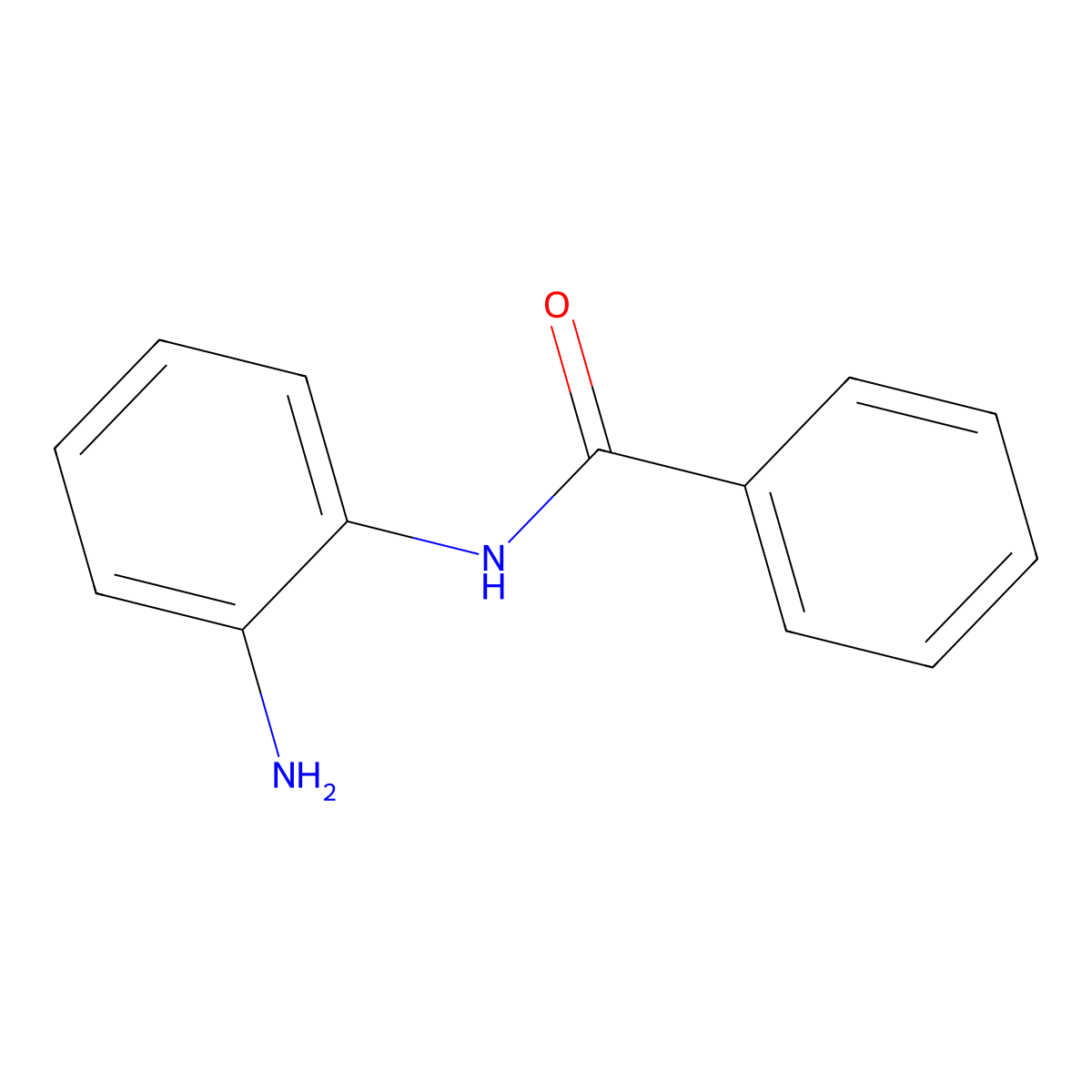 N-(2-aminophenyl)benzamide molecular structure, CAS 721-47-1