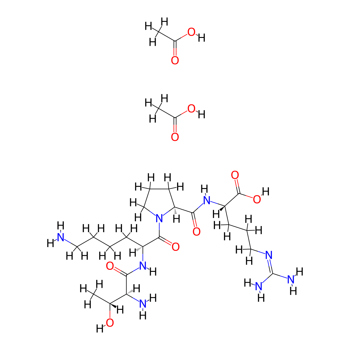 Tuftsin Diacetate molecular structure, CAS 72103-53-8