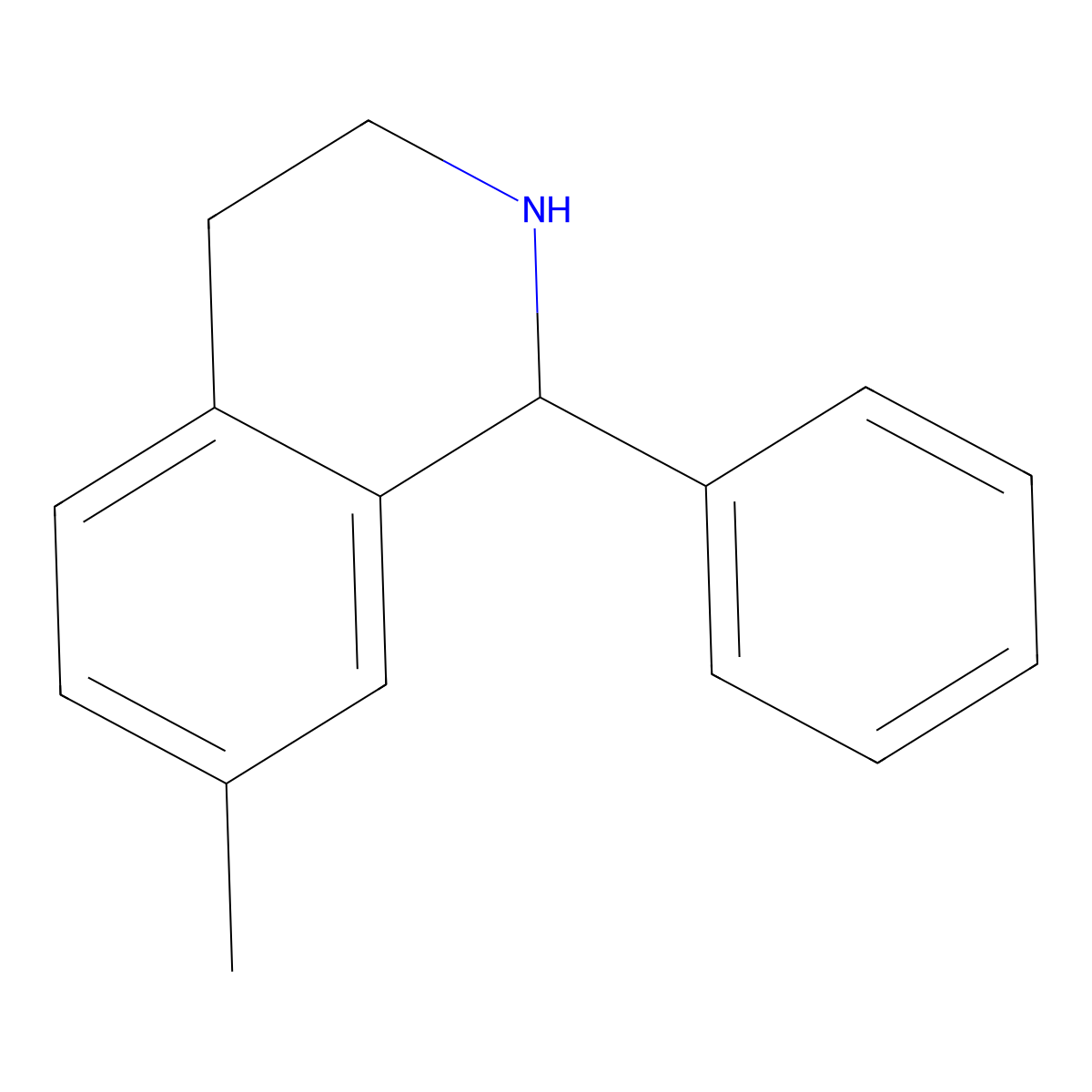 7-Methyl-1-phenyl-1,2,3,4-tetrahydroisoquinoline molecular structure, CAS 72105-98-7