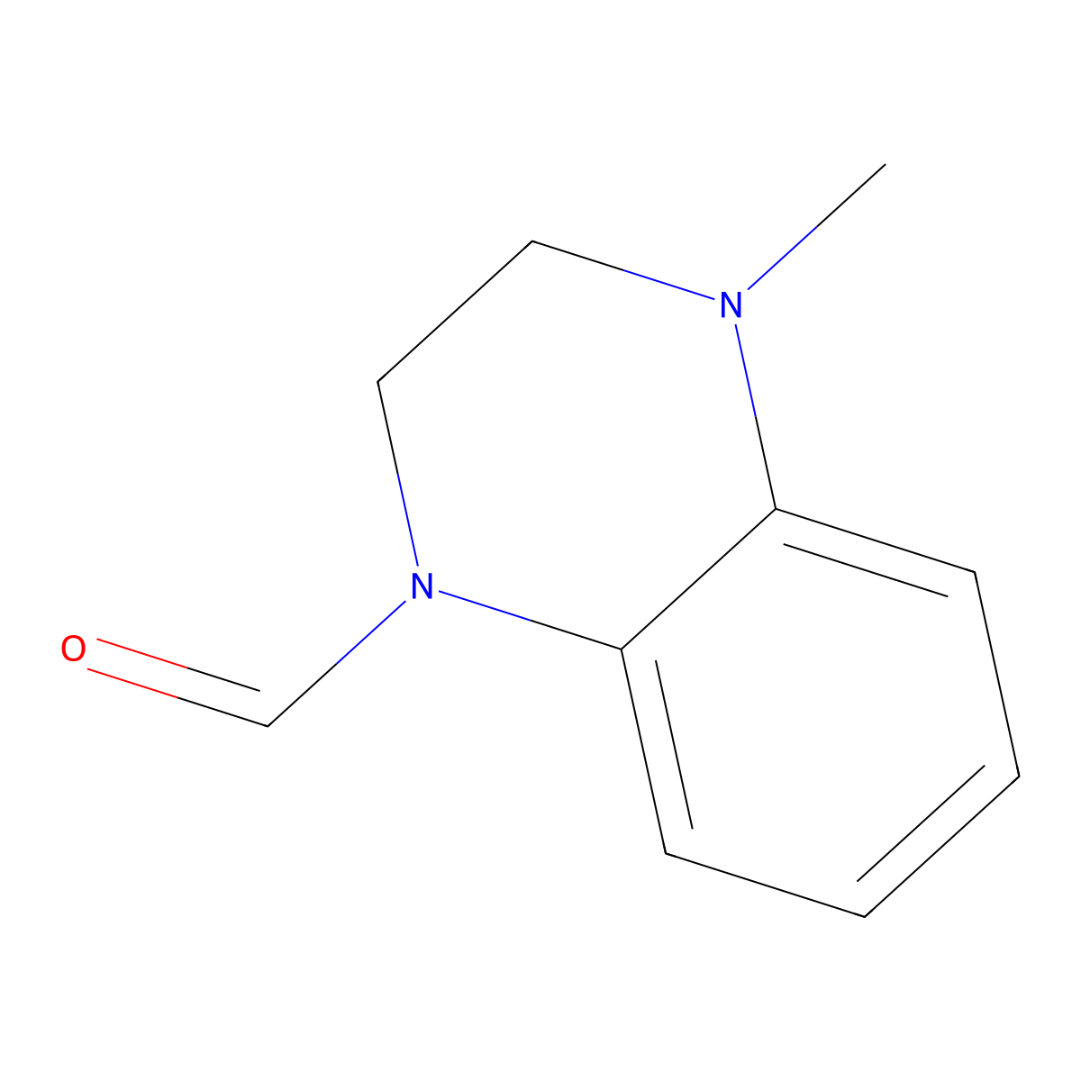 4-Methyl-3,4-dihydroquinoxaline-1(2H)-carbaldehyde molecular structure, CAS 72119-44-9