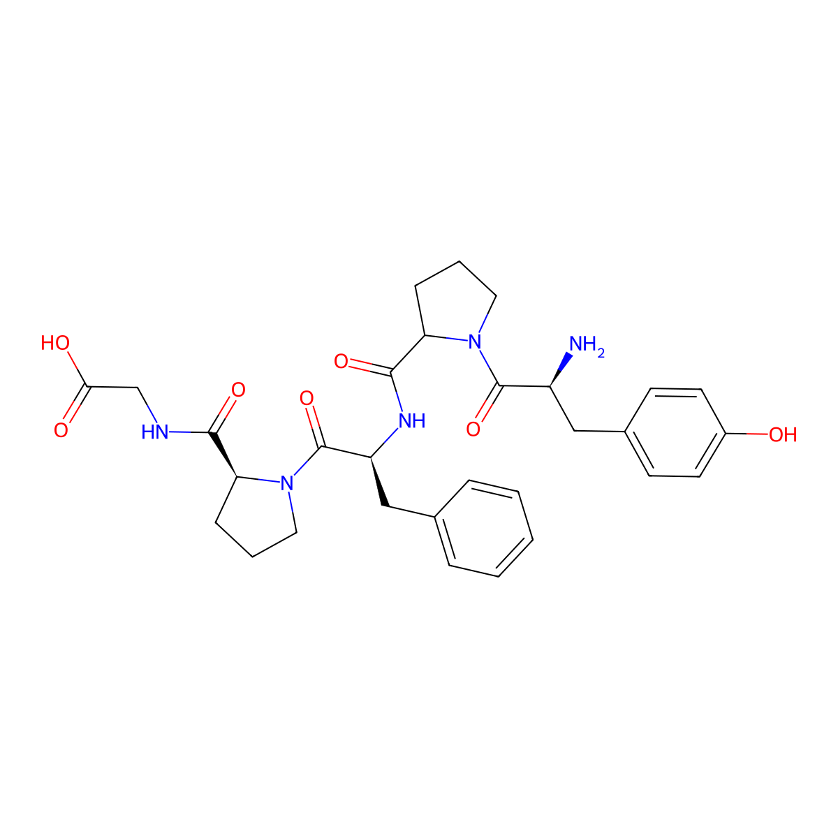 beta-Casomorphin 5 molecular structure, CAS 72122-63-5