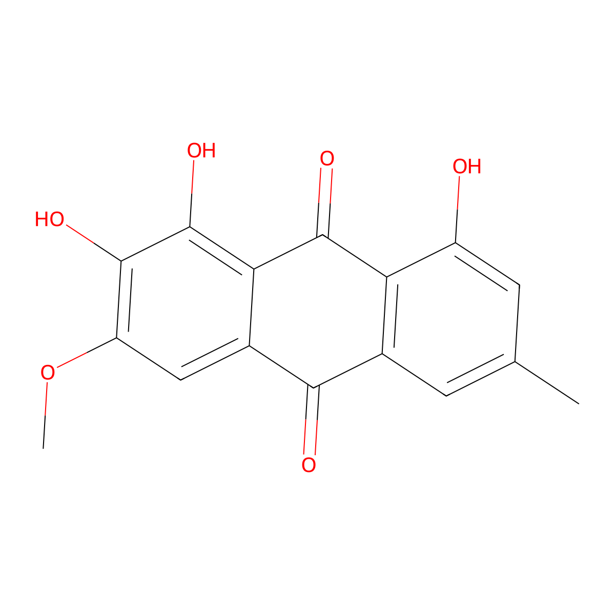 Dermoglaucin molecular structure, CAS 7213-59-4