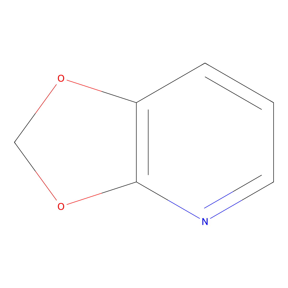 [1,3]Dioxolo[4,5-b]pyridine molecular structure, CAS 72138-73-9