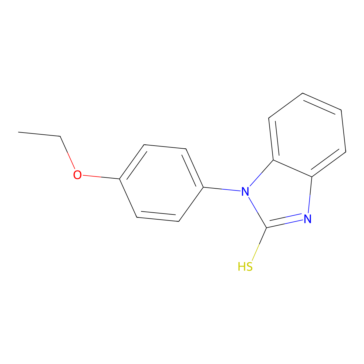 1-(4-ethoxyphenyl)-1H-1,3-benzodiazole-2-thiol molecular structure, CAS 721419-04-1