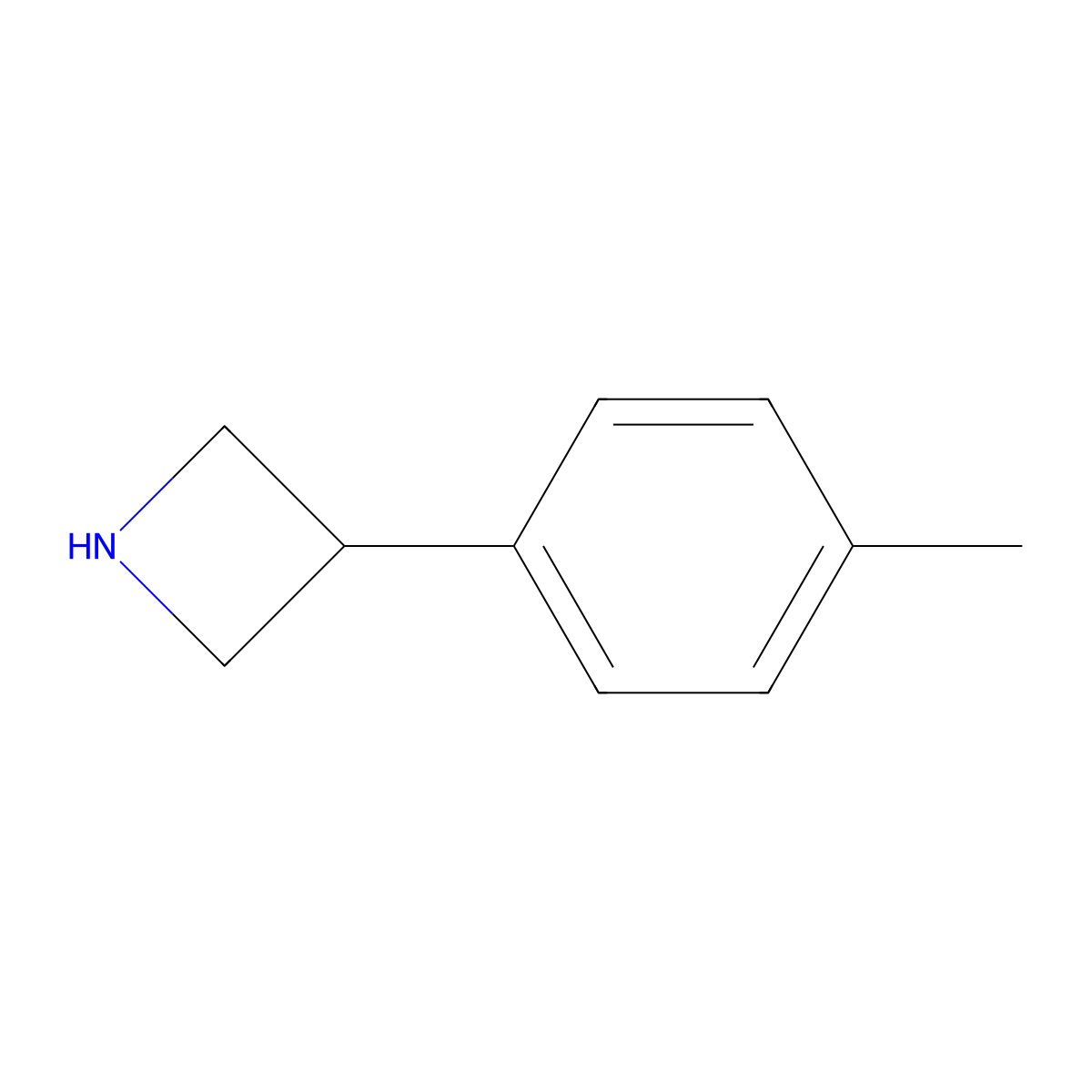 Azetidine, 3-p-tolyl- molecular structure, CAS 7215-06-7