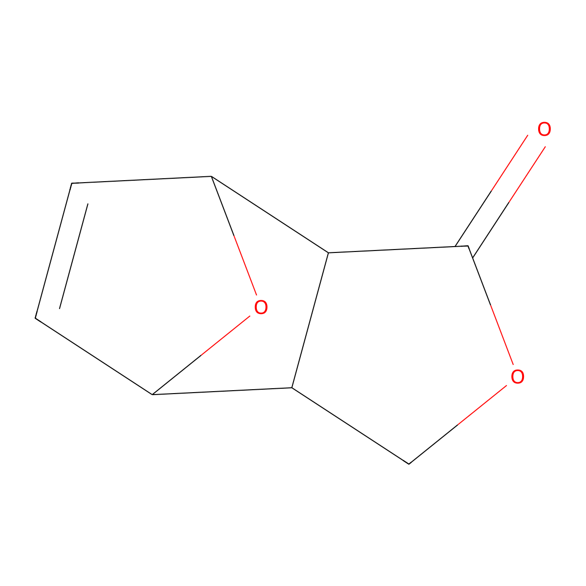 4,10-Dioxatricyclo(5.2.1.0(2,6))decan-8-en-3-one molecular structure, CAS 72150-22-2