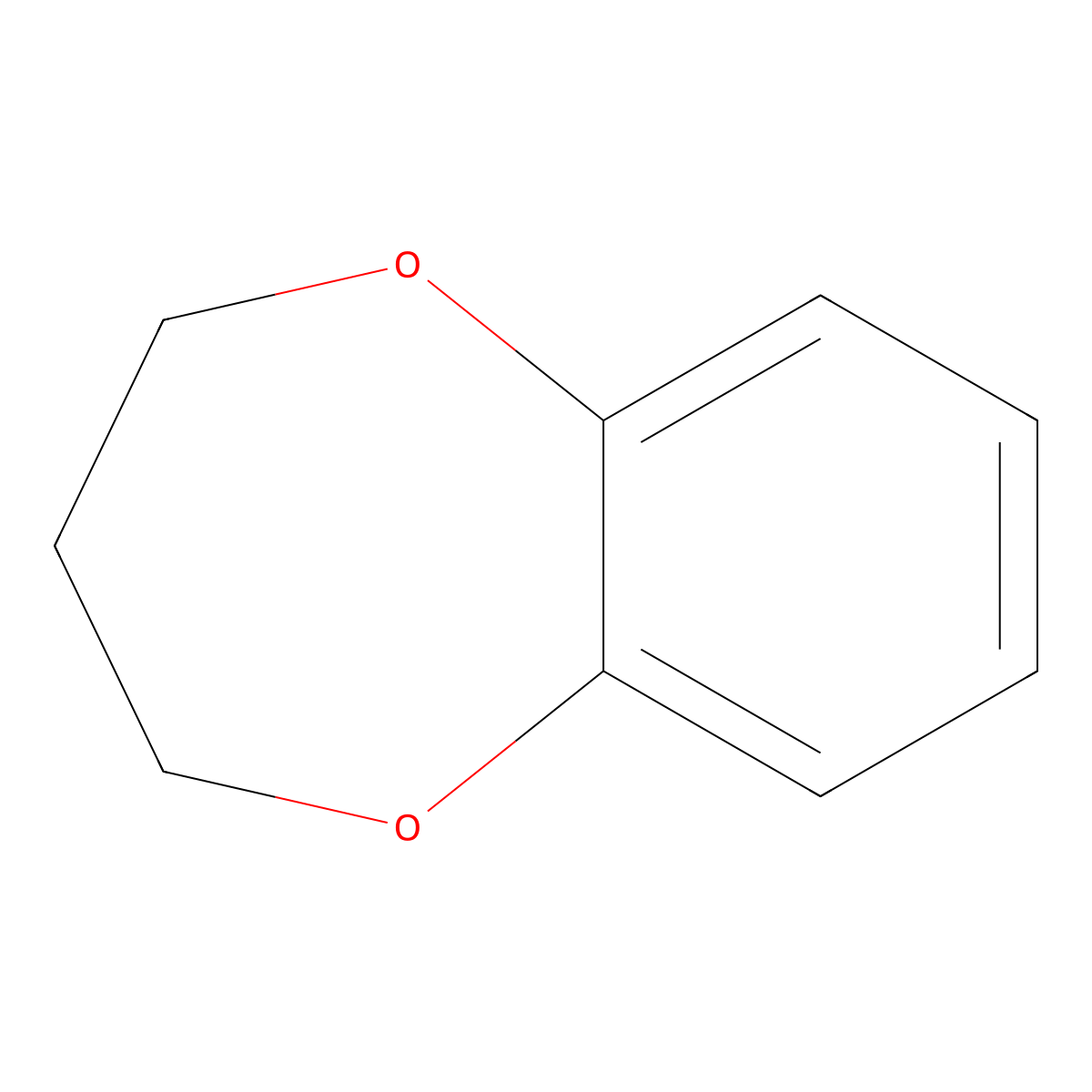 3,4-dihydro-2H-1,5-benzodioxepine molecular structure, CAS 7216-18-4