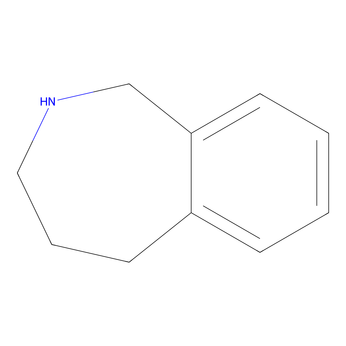 2,3,4,5-tetrahydro-1H-2-benzazepine molecular structure, CAS 7216-22-0