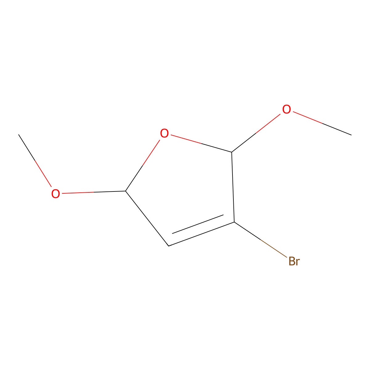 3-Bromo-2,5-dimethoxy-2,5-dihydrofuran molecular structure, CAS 72167-53-4