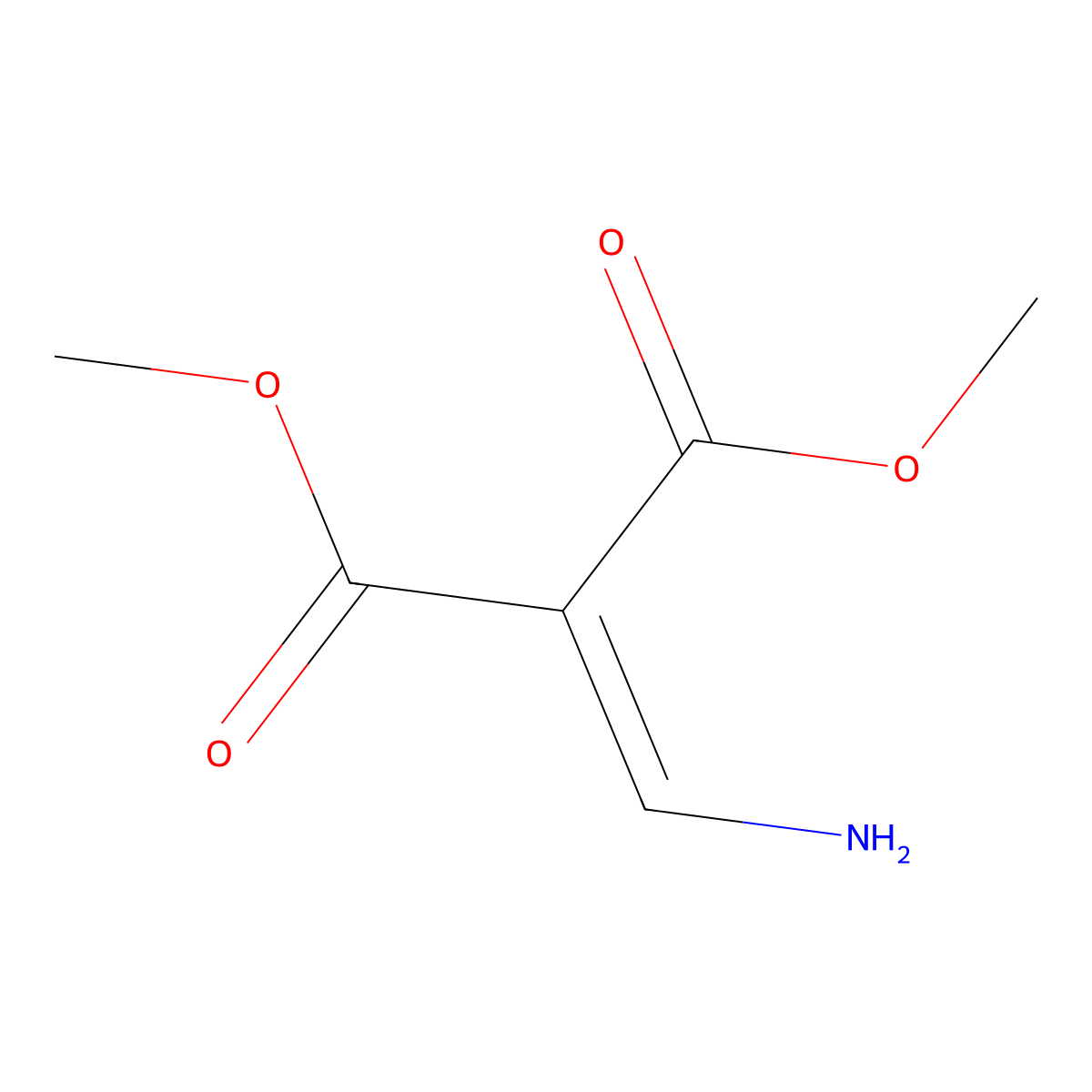 1,3-Dimethyl 2-(aminomethylidene)propanedioate molecular structure, CAS 72179-93-2