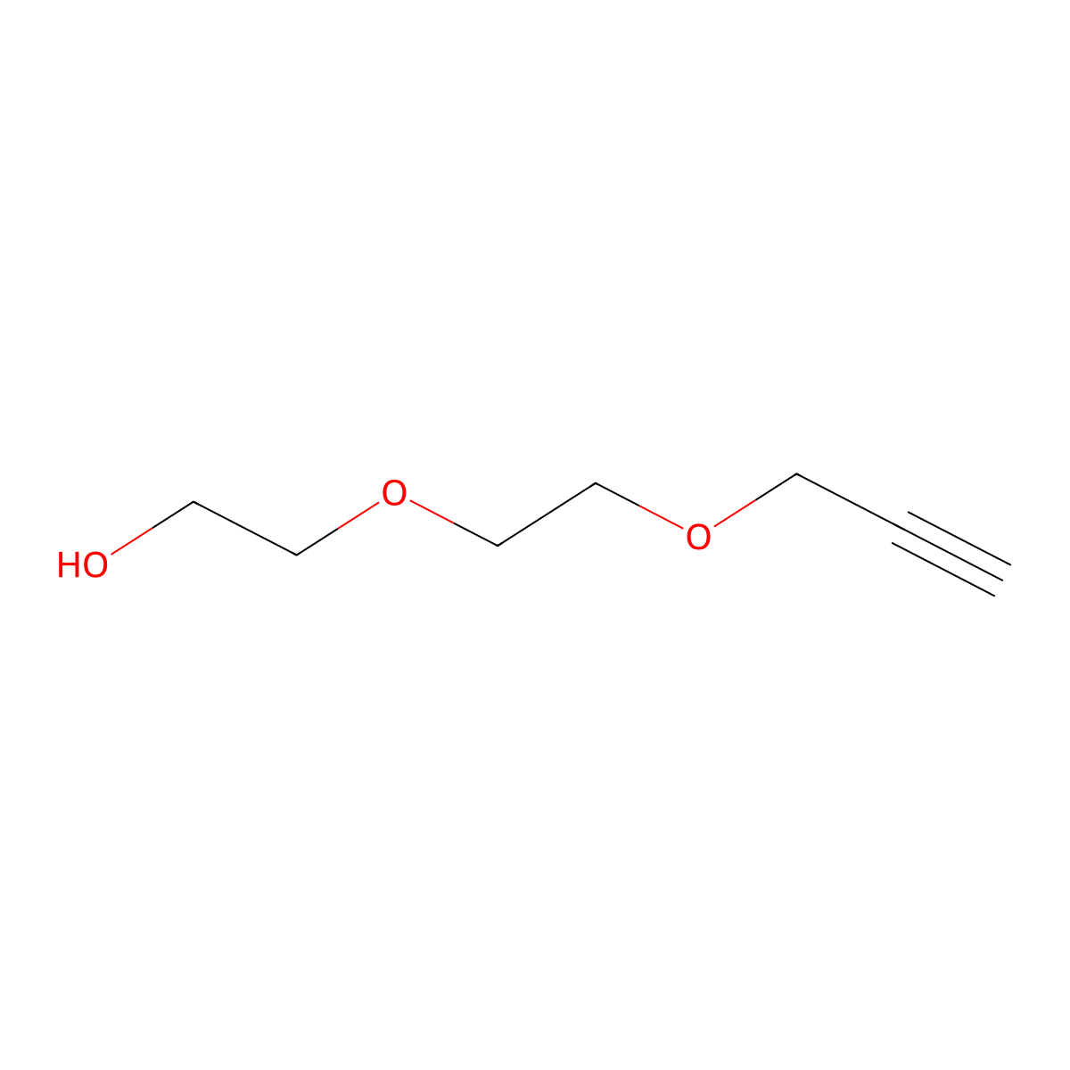 2-(2-(Propyn-2-yloxy)ethoxy)ethanol molecular structure, CAS 7218-43-1