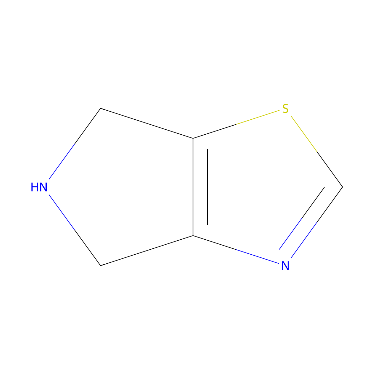 5,6-Dihydro-4h-pyrrolo[3,4-d]thiazole molecular structure, CAS 721926-87-0