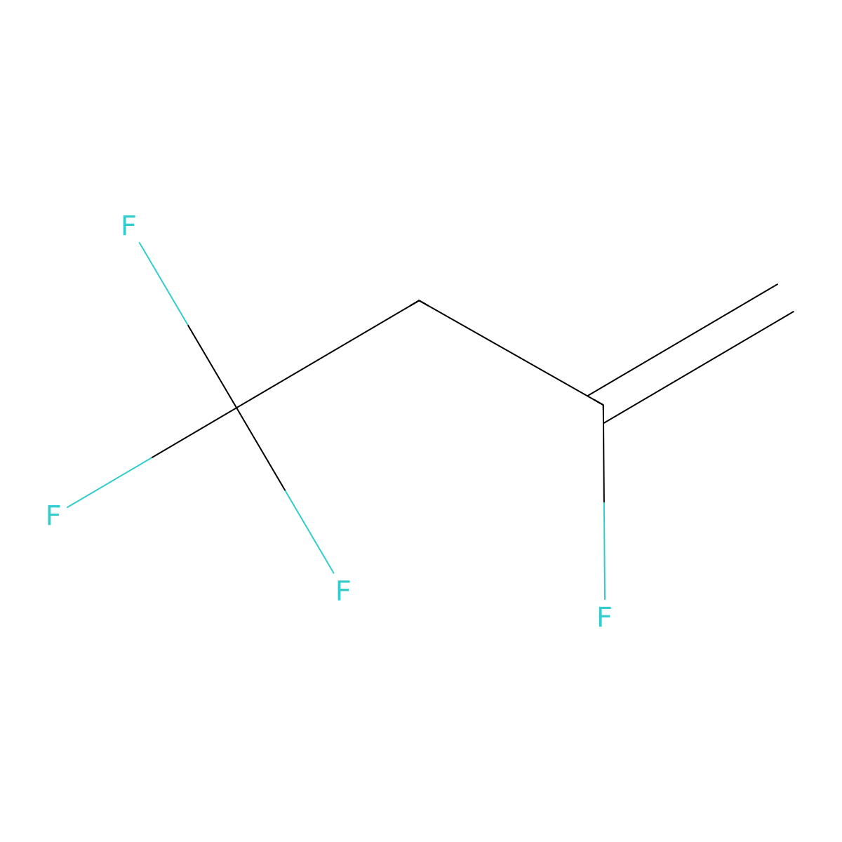 2,4,4,4-Tetrafluorobut-1-ene molecular structure, CAS 721946-02-7