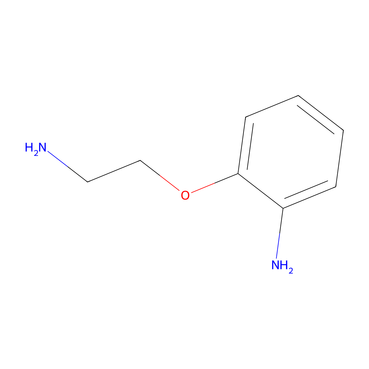 2-(2-Aminoethoxy)aniline molecular structure, CAS 72210-17-4