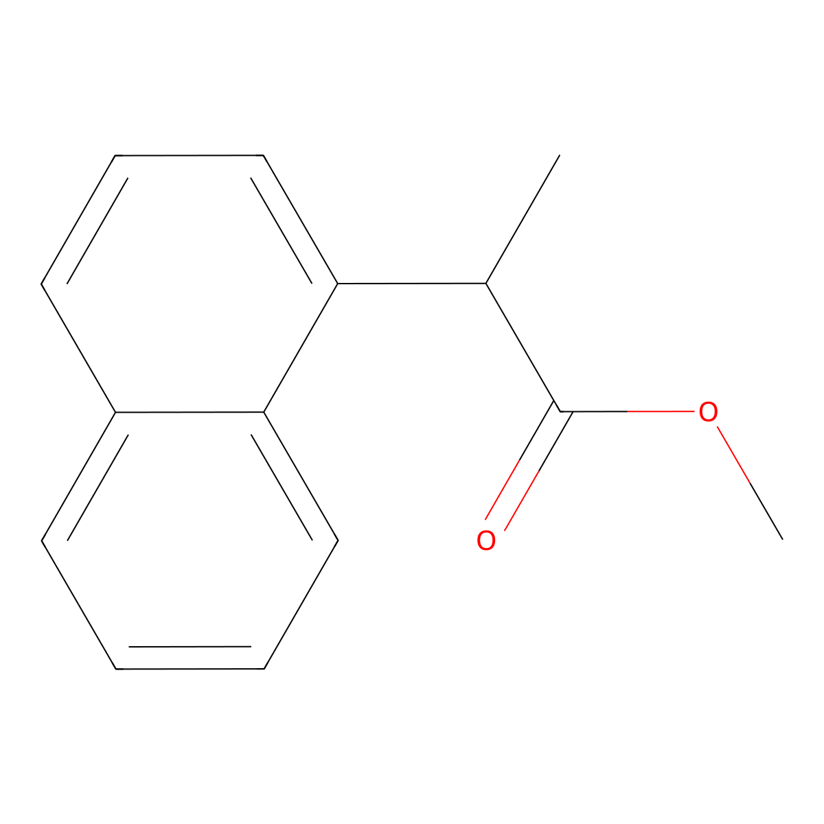 Methyl 2-(naphthalen-1-YL)propanoate molecular structure, CAS 72221-62-6
