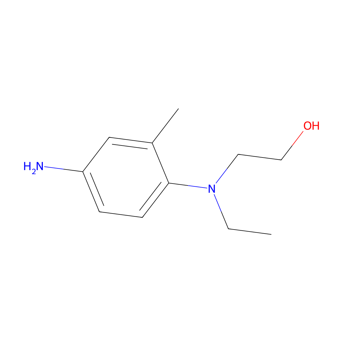 2-[4-Amino(ethyl)-2-methylanilino]-1-ethanol molecular structure, CAS 72225-29-7